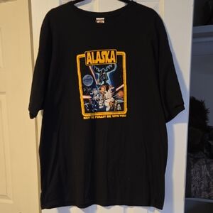 Alaska Graphic Black T-Shirt